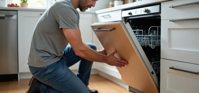 Astuces pratiques pour fixer une porte sur lave-vaisselle encastrable sans difficulté Astuces pratiques pour fixer une porte sur lave-vaisselle encastrable sans difficulté